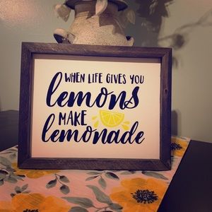 Lemon sign